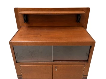 Modernist Art Deco Cabinet by Anton Lucas for N.V. Meubelkunst Leiden, 1920s